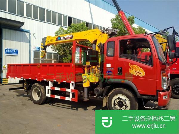 江蘇出售二手程力6.3噸4節直臂隨車吊