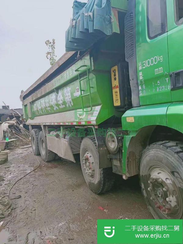 遼寧出售二手380馬力自卸車,12速低階