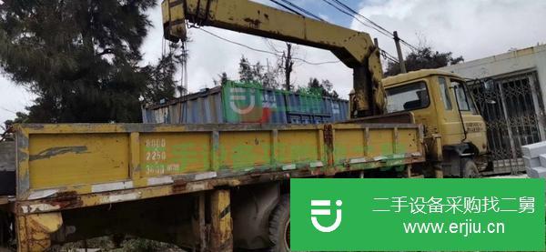 福建出售二手江環7噸130動力隨車吊車況良好手續齊全