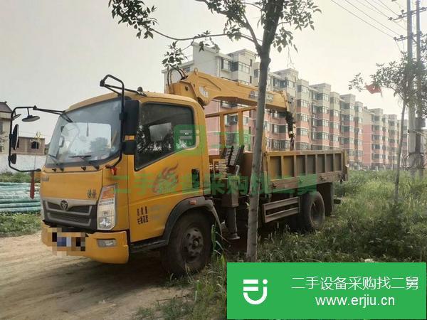 山西出售二手程力5噸4節(jié)臂隨車吊帶液壓后支腿