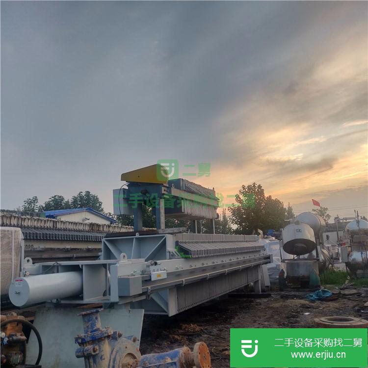 山東出售二手80平方廂式壓濾機(jī)