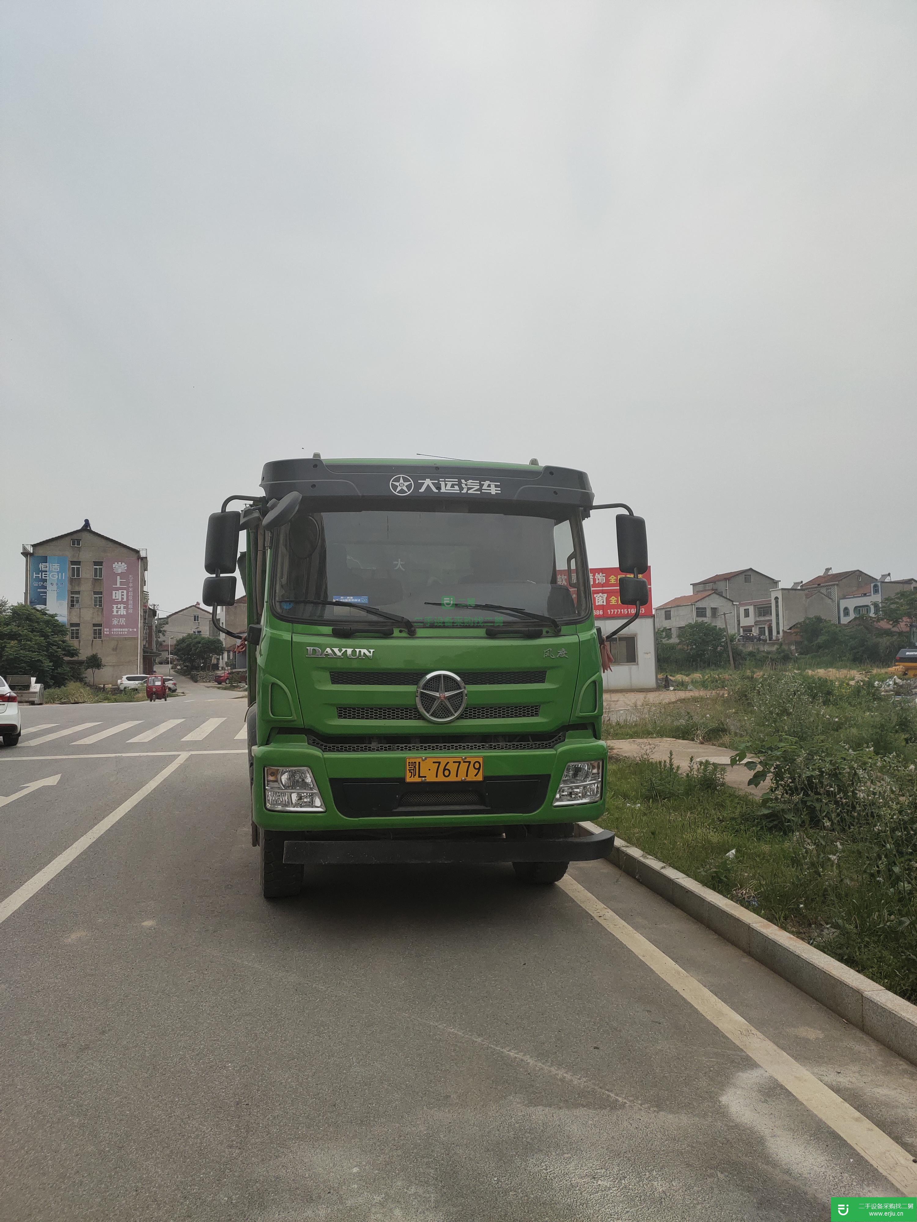 湖北出售二手大運(yùn)重卡185馬力自卸車