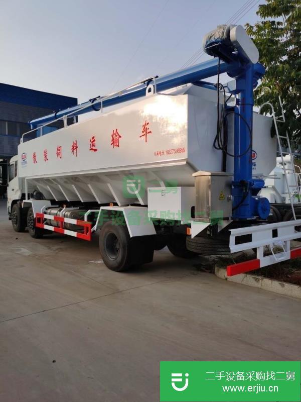 湖北出售二手15噸散裝飼料運輸車可分期付款