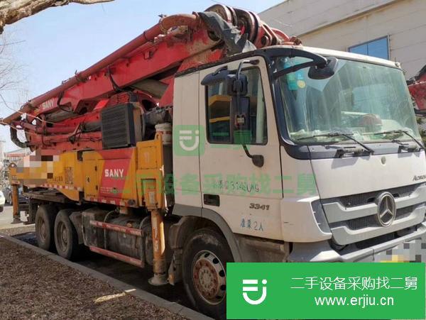 北京出售二手奔馳46米叉腿三橋五節臂混凝土泵車
