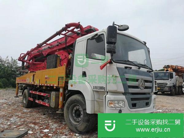 安徽出售二手國五三一兩橋37米泵車