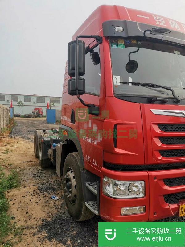 河北出售二手解放牽引，車況精品輪胎八成。