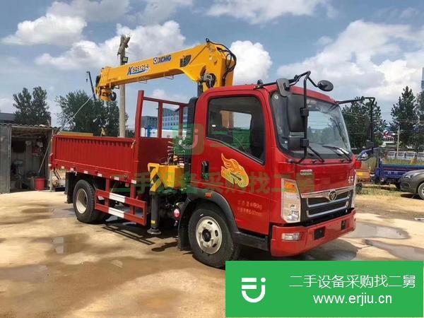 云南出售二手重汽豪曼云內130馬力徐工5噸隨車吊