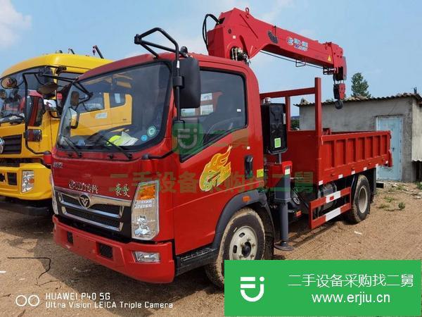 湖北出售二手豪曼藍(lán)牌5噸吊車