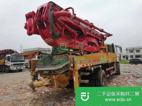 安徽出售二手國五三一兩橋37米泵車