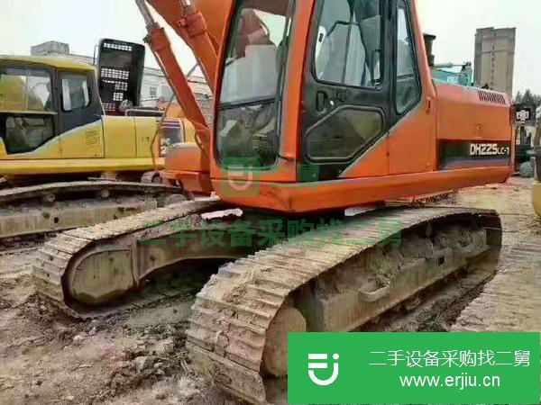 江蘇出售二手斗山225挖掘機車況免檢手續齊全