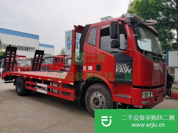 寧夏出售二手解放J6平板運輸車