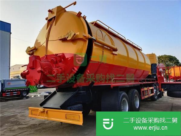 河南出售二手東風8立方清洗吸污車