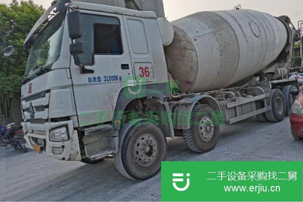 山東出售二手豪沃攪拌車