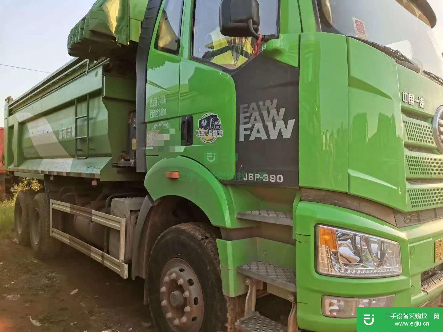 江西出售二手一汽解放390馬力自卸車