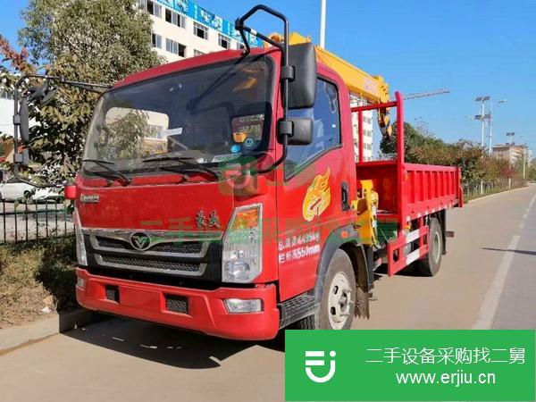 山西出售二手5噸重汽豪曼隨車吊