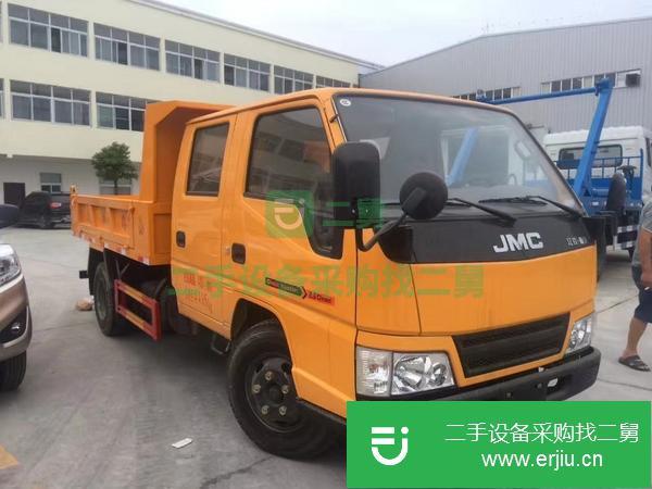 山東出售二手江鈴藍牌雙排自卸車 全國可分期