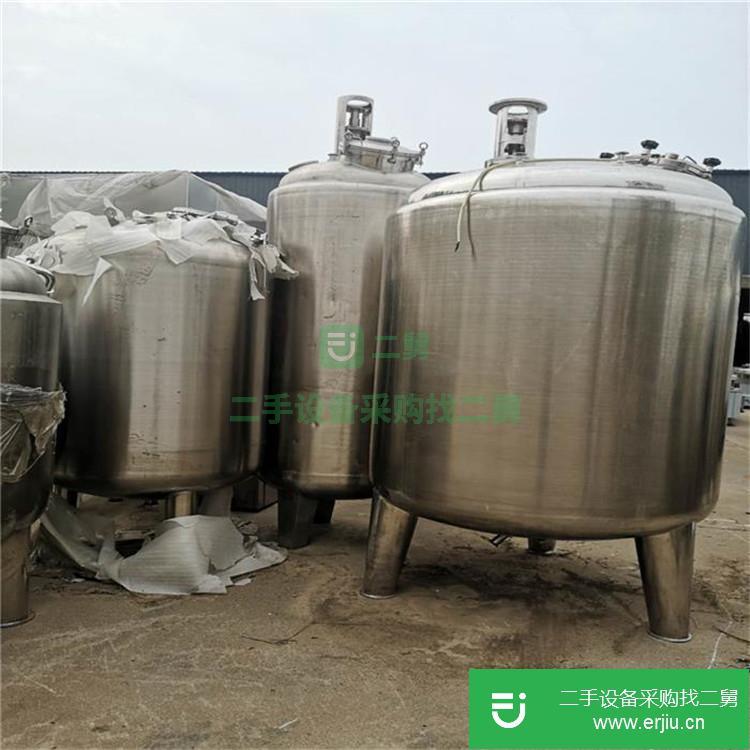 山東出售二手立式不銹鋼儲罐
