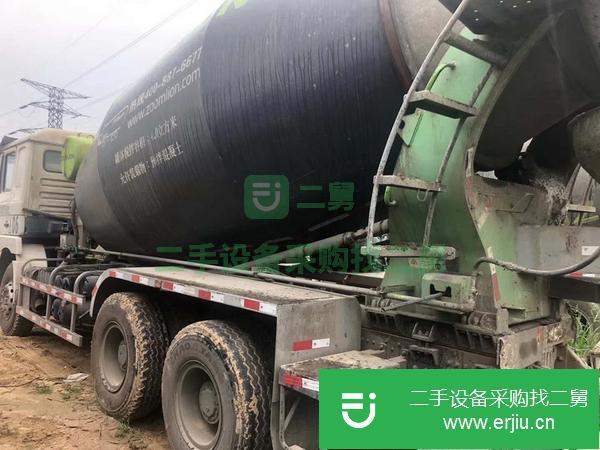 上海出售二手16年德龍大12方攪拌車
