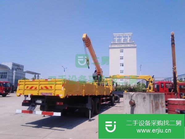 寧夏出售二手東風專底后八輪騰宇12噸隨車吊