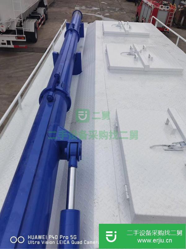 湖北出售二手陜汽軒德散裝飼料運輸車
