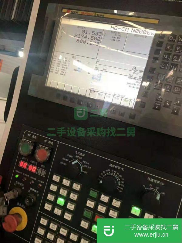 河北出售二手紐威龍門加工中心 發那科系統