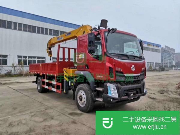 湖北出售二手單橋徐工8噸4節臂隨車吊