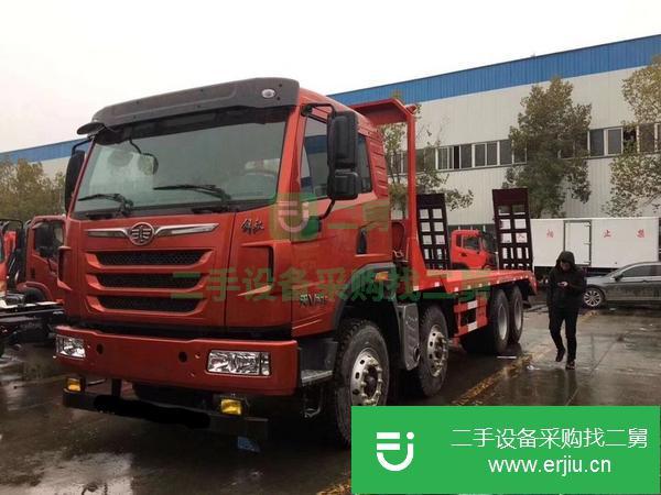 廣西出售二手解放前四后八平板運輸車
