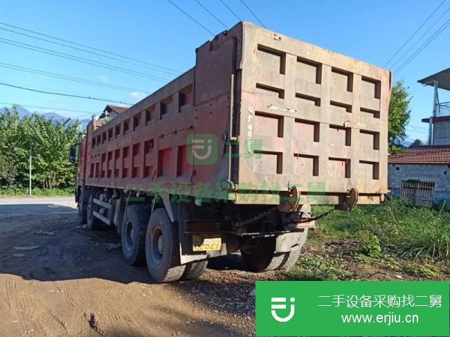 湖南出售二手上汽紅巖前四后八自卸車