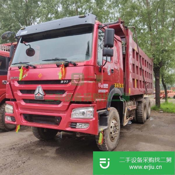 山東出售二手18年豪沃重汽后八輪自卸車