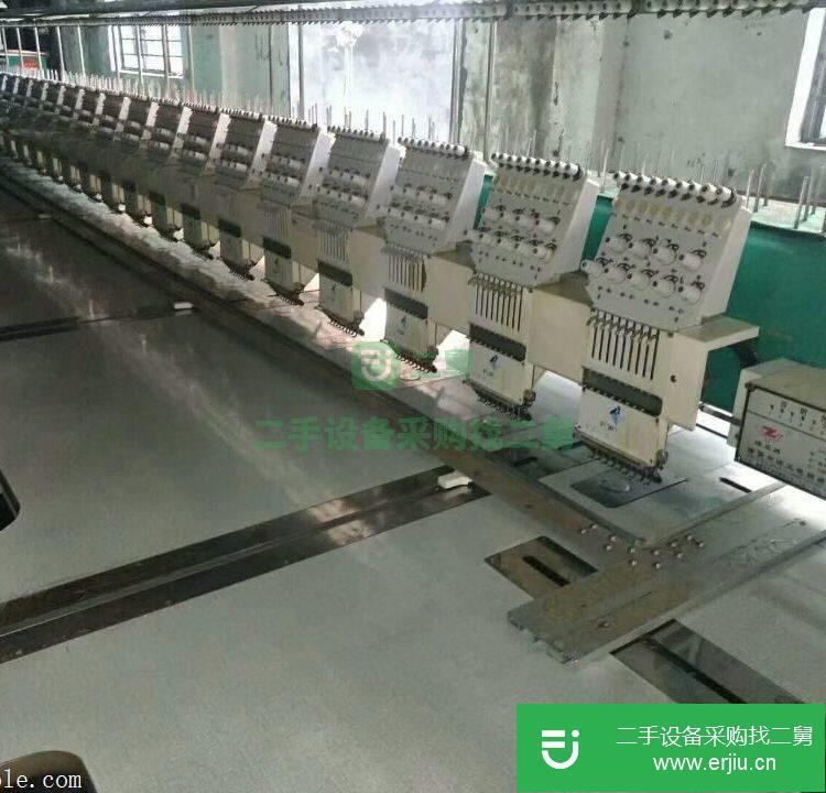 浙江出售二手信勝牌9針25頭-400間距全高速繡花機
