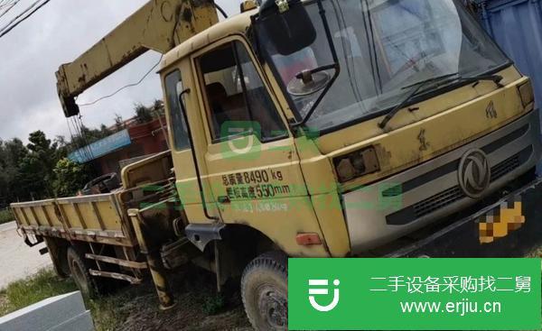 福建出售二手江環7噸130動力隨車吊車況良好手續齊全