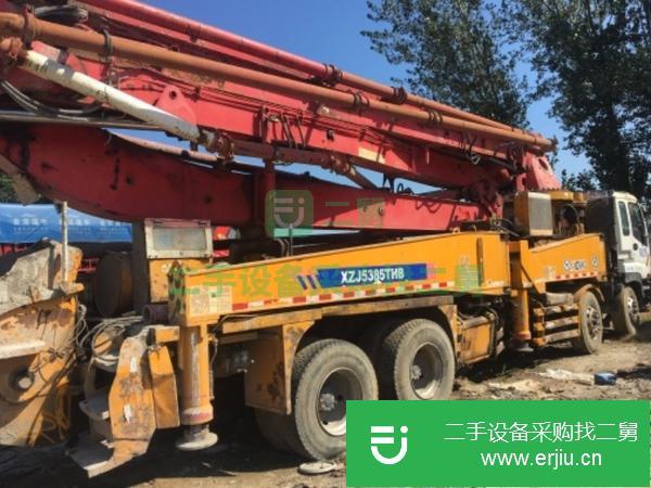 河北出售二手徐工44米泵車一直干活的車沒手續