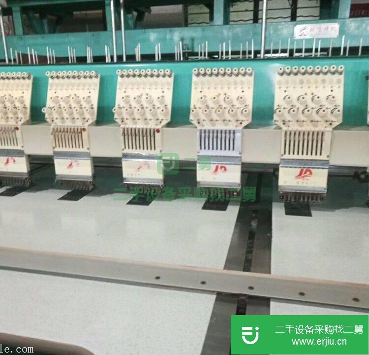 浙江出售二手信勝牌9針25頭-400間距全高速繡花機