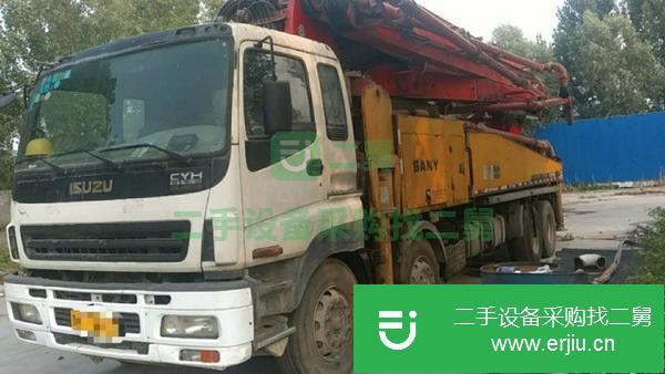 山東出售二手五十鈴48米極品泵車手續齊全包過戶