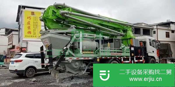 廣西出售二手中聯(lián)38米攪拌泵車