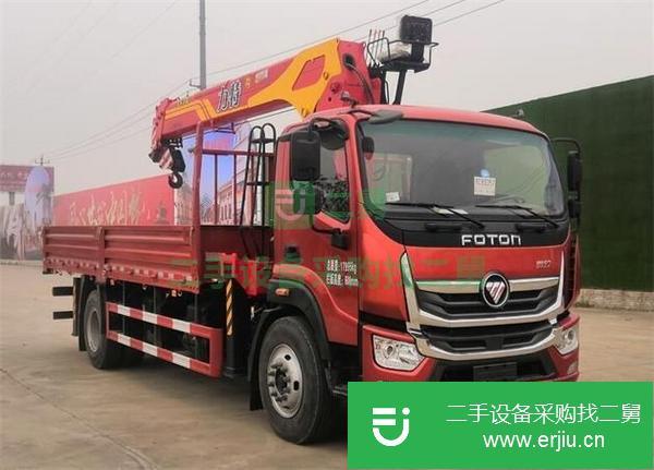 吉林出售二手福田奧鈴8噸隨車吊