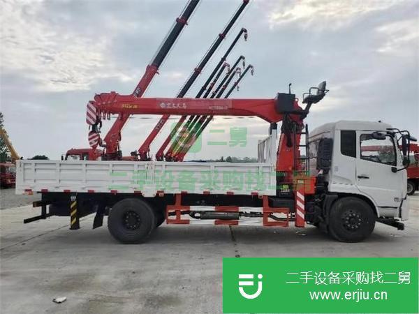 湖北出售二手東風(fēng)8噸180馬力隨車吊