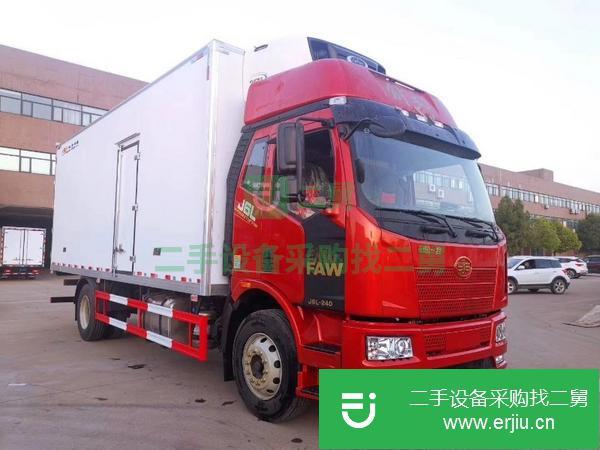 安微出售二手解放J6L高頂雙臥6米8冷藏車