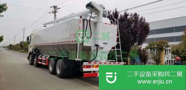 安徽出售二手東風天龍40方散裝飼料運輸車可分期