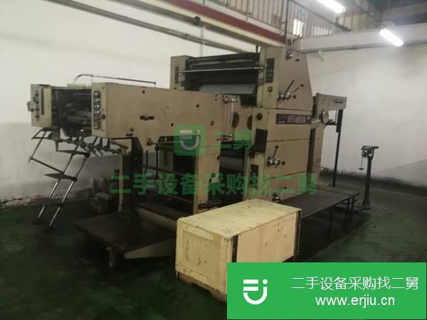 黑龍江出售二手對開雙面膠印機