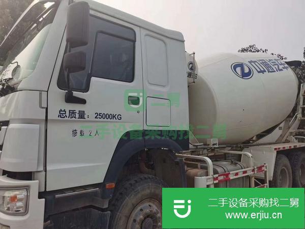 山東出售二手國五豪沃混凝土攪拌車
