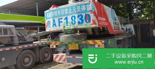 陜西出售二手中聯汽車吊