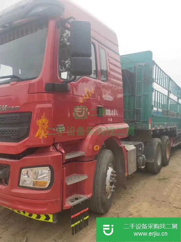 河北出售二手德龍牽引車430馬力，WP12濰柴，全保險輪胎九成。