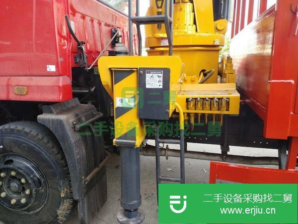 湖北出售二手4噸4節隨車吊