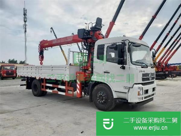 湖北出售二手東風(fēng)8噸180馬力隨車吊