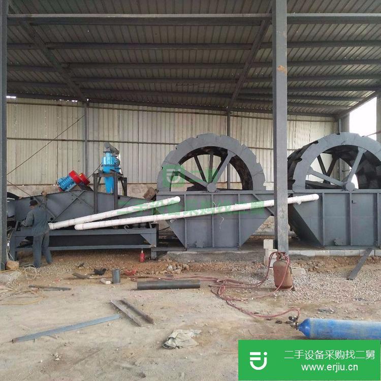 山東出售二手照泰zt-xsj150小型移動洗砂機