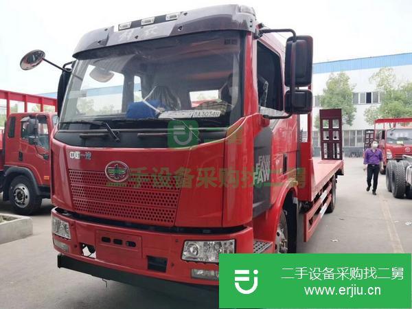 寧夏出售二手解放J6平板運輸車