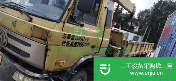 福建出售二手江環7噸130動力隨車吊車況良好手續齊全