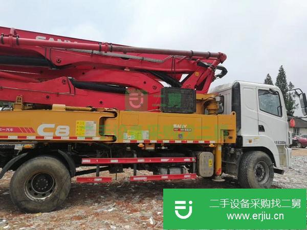 安徽出售二手國五三一兩橋37米泵車