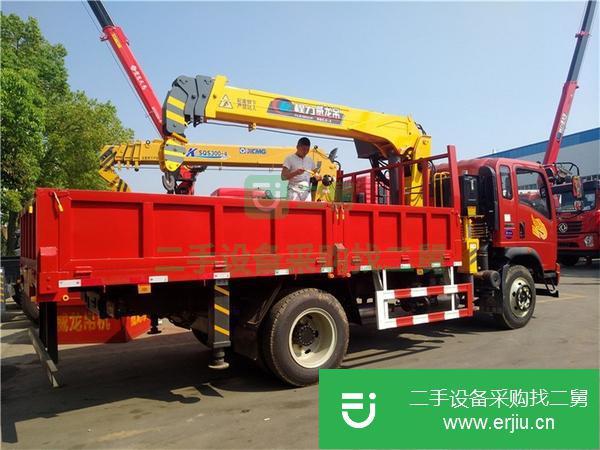 江蘇出售二手程力6.3噸4節直臂隨車吊